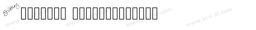 Brittany Signature字体转换